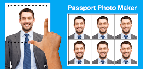 online passport photo maker with white background